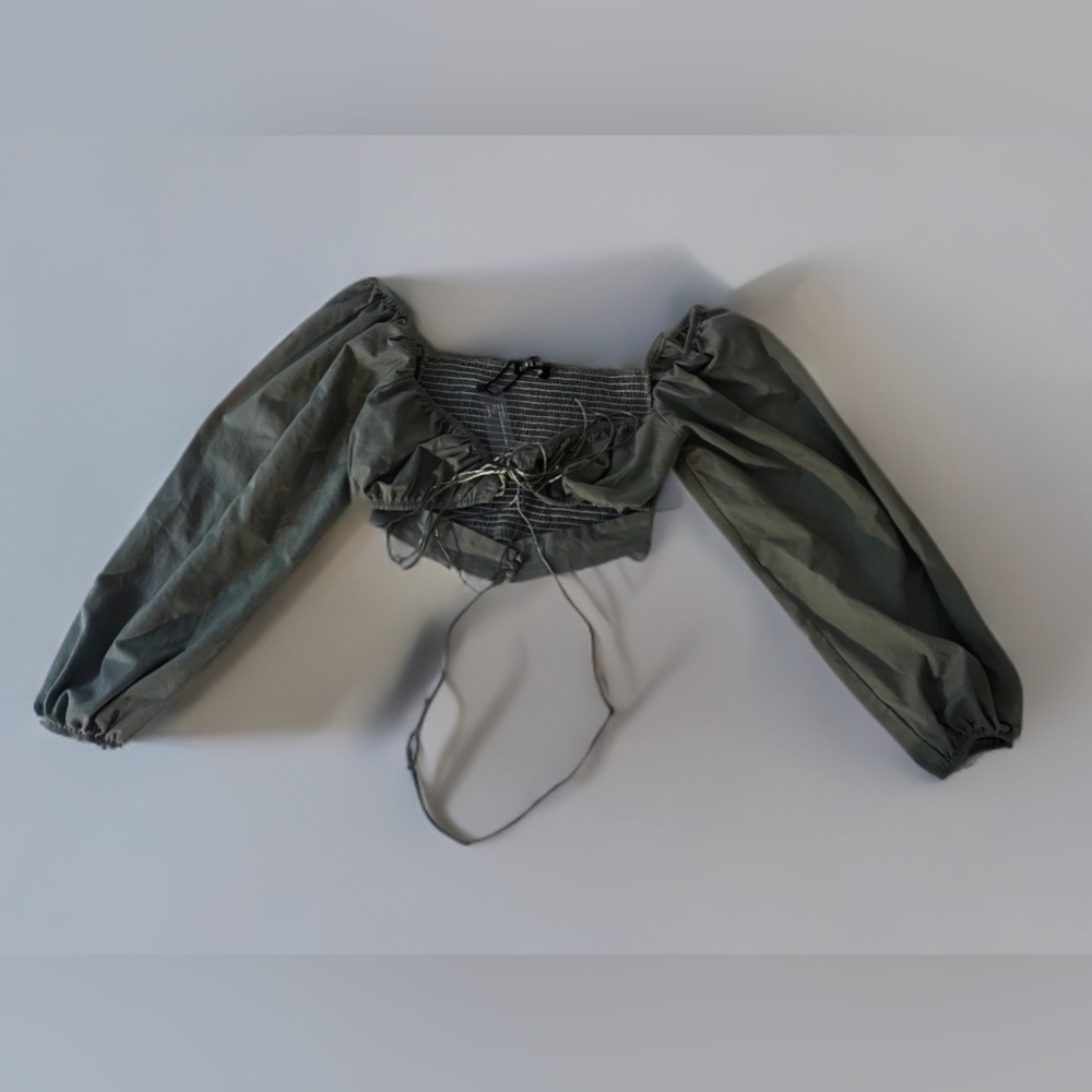 Urban outfitters “Lioness break my stride tie front top”